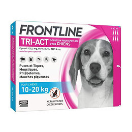 Frontline Tri-act 10-20kg - 6 Pipettes