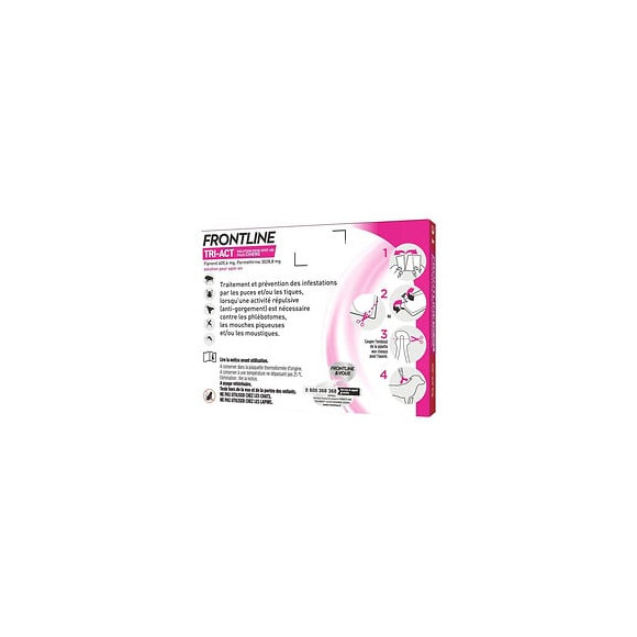 Frontline Tri-act 40-60kg - 3 Pipettes