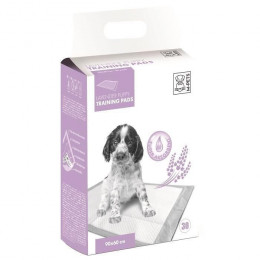 M-pets Tapis Dapprentissage Lavender - 30 Pieces - 90x60cm - Pour Chiot