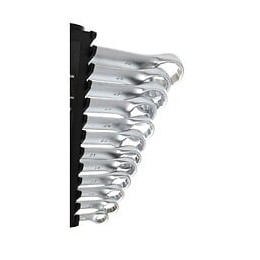 Dcraft - Jeu De Clés Mixtes - 12 Clés - Dimensions De 10 À 32 Mm - Clés Mixtes - Noir