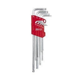 Lot De 9 Clés Mâle Torx Percées