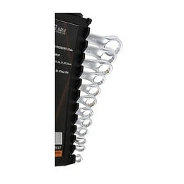 Dcraft - Jeu De Clés Mixtes - 12 Clés - Dimensions De 6 À 22 Mm - Clés Mixtes - Noir