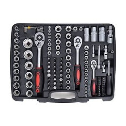 Coffret 193 Pièces Douilles Et Cliquets 1/2" Et 1/4" À Couplage Rapide -