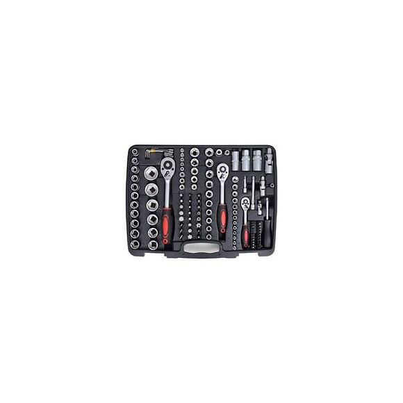 Coffret 193 Pièces Douilles Et Cliquets 1/2" Et 1/4" À Couplage Rapide -