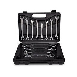 Jeu De Clés À Cliquet 12 Pcs -