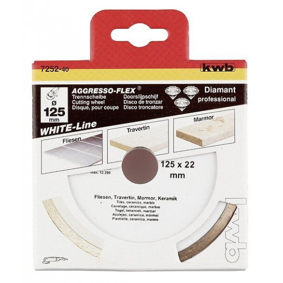 Disque Diamant White Line 230 À Jante Continue