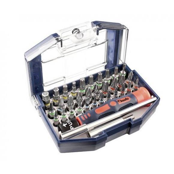 Jeu De 35 Embouts Avec Clip Pour Ceinturon