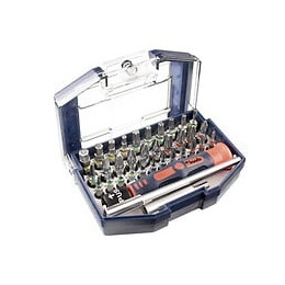 Jeu De 35 Embouts Avec Clip Pour Ceinturon