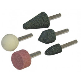 Jeu De 5 Meules Sur Tige Pour Perceuse