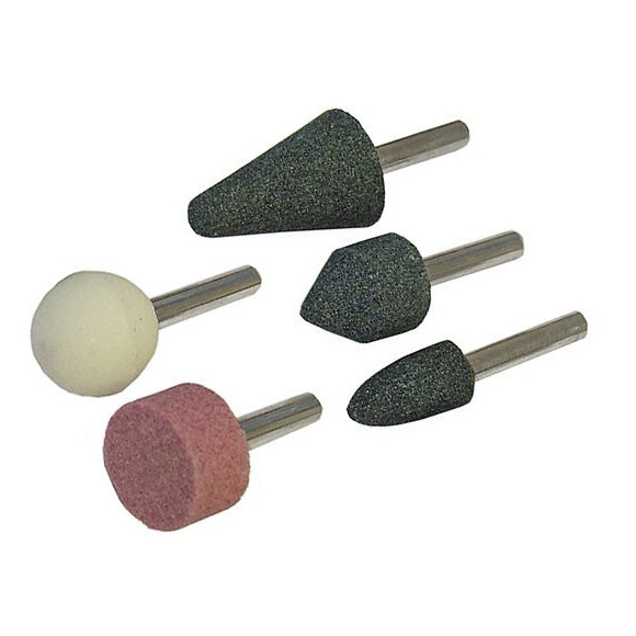 Jeu De 5 Meules Sur Tige Pour Perceuse