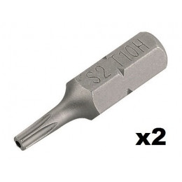Embout De Vissage Torx Tamper T10 (25mm) - 2 Pièces