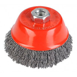 Brosse Métallique Rotative Soucoupe Ø 100 Mm Pour Meuleuse