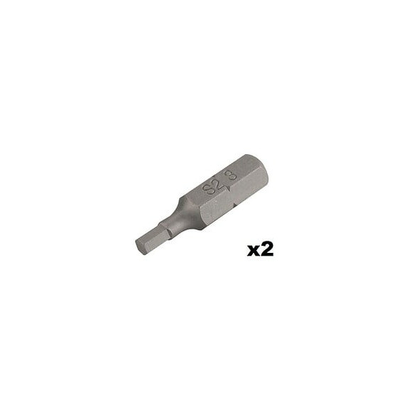 Embout De Vissage Hexagonal N°5 (25mm) - 2 Pièces