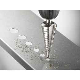 Mèche Étagée Hss Titane 6-30mm