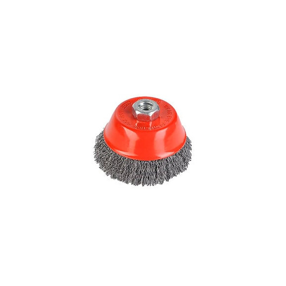 Brosse Métallique Rotative Soucoupe Ø 100 Mm Pour Meuleuse