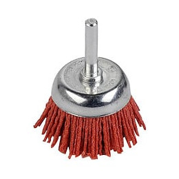 Brosse Métallique Rotative Corindon Soucoupe Ø 75 Mm