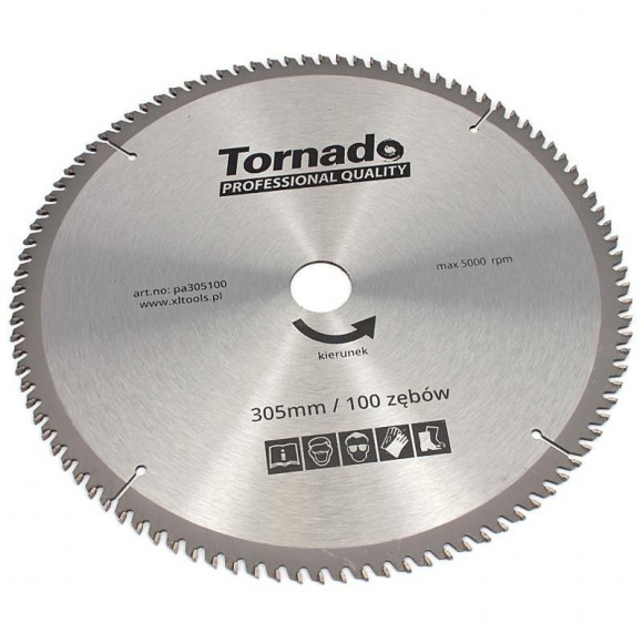 Disque Scie Circulaire 305mm Aluminium, Les Dents 100
