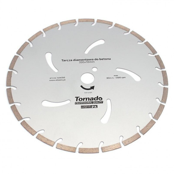 Disque Coupe Lame Diamantt Pour Béton 350x10mm