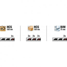 Set De 10 Scies Sauteuses Kwb