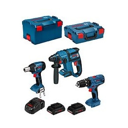 Bosch Kit Pslg3m2cecp (gbh 18v-ec Gsb 18v-21 Gds 18v-li 2 X 4,0 Ah Procore Gal1880cv L-boxx 238 L-boxx 136)