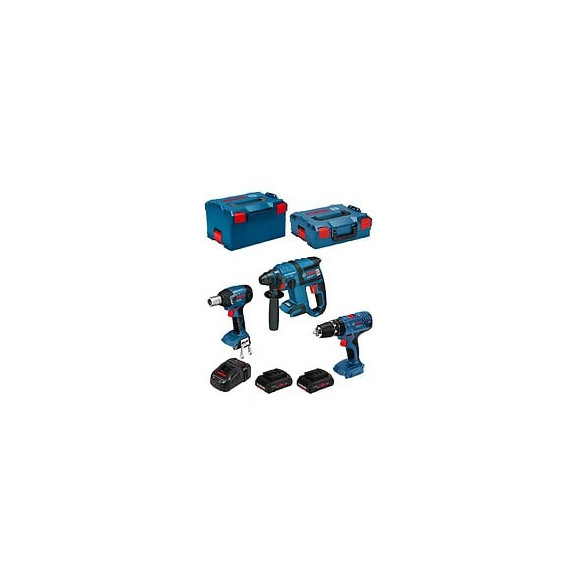 Bosch Kit Pslg3m2cecp (gbh 18v-ec Gsb 18v-21 Gds 18v-li 2 X 4,0 Ah Procore Gal1880cv L-boxx 238 L-boxx 136)