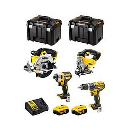 Dewalt Kit Dwk402 (dcd796 Dcf887 Dcs331 Dcs391 2 X 5,0 Ah Dcb115 2 X Tstak Vi)