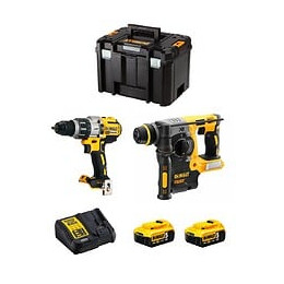 Dewalt Kit Dwk223 (dcd996 Dch273 2 X 5,0 Ah Dcb115 Tstak Vi)