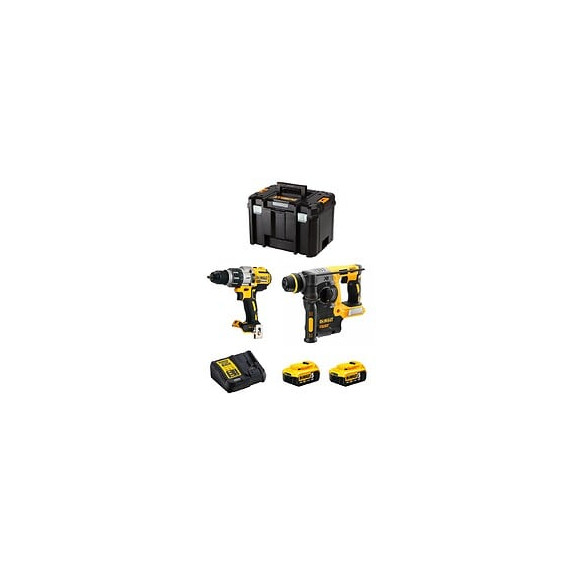 Dewalt Kit Dwk223 (dcd996 Dch273 2 X 5,0 Ah Dcb115 Tstak Vi)
