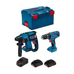 Bosch Kit Gbh 18v-ec Gsb 18v-21 (2 X 4,0 Ah Procore Gal1880cv L-boxx 238)