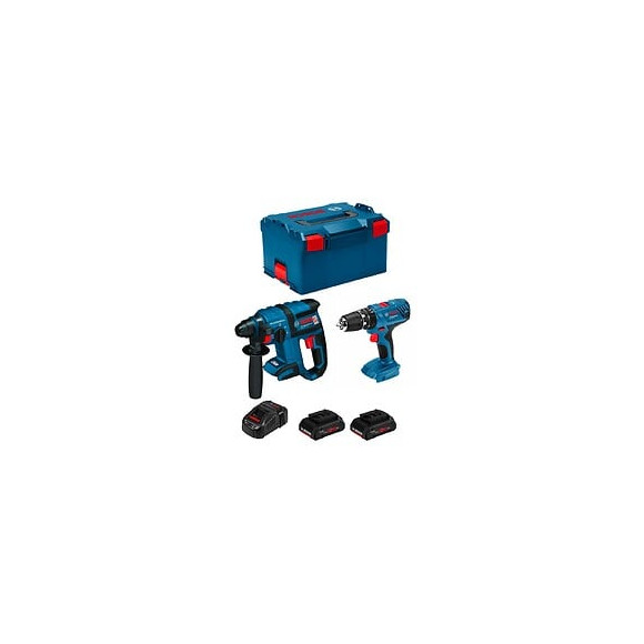Bosch Kit Gbh 18v-ec Gsb 18v-21 (2 X 4,0 Ah Procore Gal1880cv L-boxx 238)