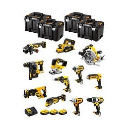 Dewalt Kit Dwk1201t (dcd996+dch273+dcg405+dcf887+dcf894+dcs334+dcs570+ Dcs355+dcp580+dcs367+dcl050+dcf620+3x5,0ah+dcb115)
