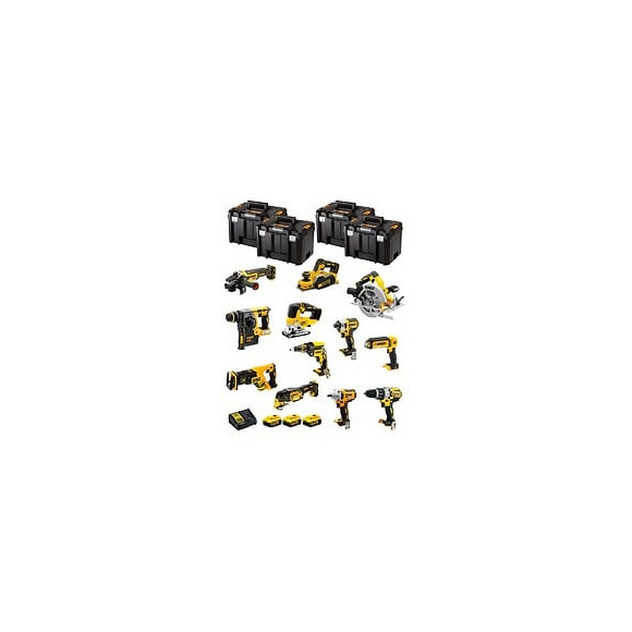 Dewalt Kit Dwk1201t (dcd996+dch273+dcg405+dcf887+dcf894+dcs334+dcs570+ Dcs355+dcp580+dcs367+dcl050+dcf620+3x5,0ah+dcb115)