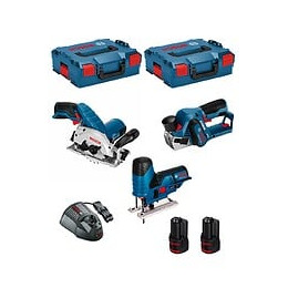 Bosch Kit 12v Bmk3-28ad2 (gks 12v-26 Gst 12v-70 Gho 12v-20 2 X 2,0 Ah Gal1230cv 2 X L-boxx 136 )