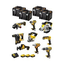 Dewalt Kit Dwk900t (dcd796 Dch273 Dcg405 Dcf887 Dcf894 Dcs331 Dcs391 Dcs369 Dcl050+ 3x5,0ahdcb115+ 4xtstak Vi)