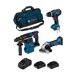 Bosch Kit Psb3m3cp (gbh 18 V-26f Gsb 18 V-li Gws 18-125 V-li 2 X 4,0 Ah Procore Gal1880cv Hdbag)