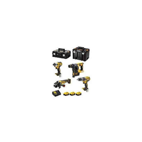 Dewalt Kit Dck422p3t (dcd796 Dch273 Dcf887 Dcg405 3 X 5,0 Ah Dcb115 Tstak Ii Tstak Vi)