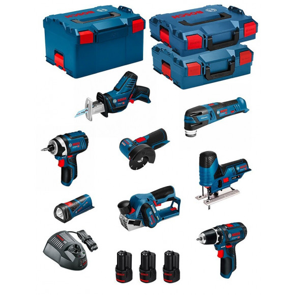 Bosch Kit 12v Bmk8-28dd3 (gsr 12v-15 Gdr 12v-105 Gws 12v-76 Gst 12v-70 Gop 12v-28 Gsa 12v-14 Gho 12v-20 )