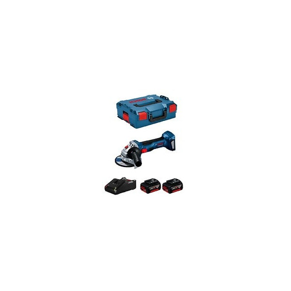 Meuleuse D'angle Bosch Gws 18v-7 (2 X 5,0 Ah Gal18v-40 L-boxx 136)