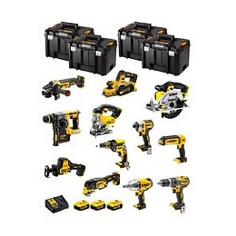 Dewalt Kit Dwk1202t (dcd796+dch273+dcg405+dcf887+dcf899h+dcs331+dcs391+ Dcs355+dcp580+dcs369+dcl050+dcf620+3x5,0ah+dcb115+4xtvi