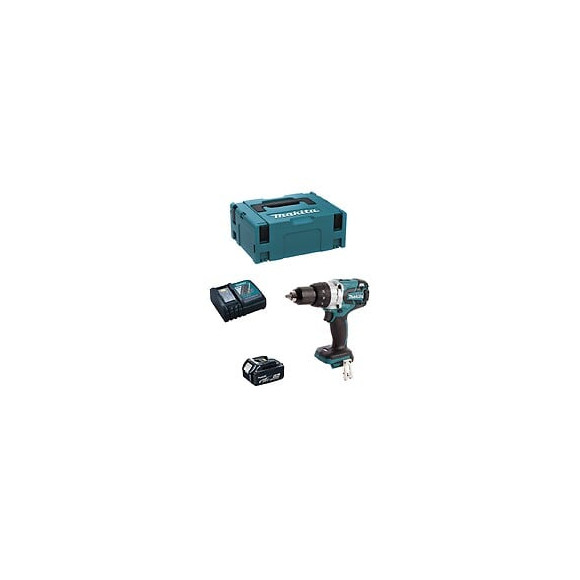 Perceuse À Percussion Makita Dhp481rtj1 (1 X 5,0 Ah Dc18rc Makpac 2)