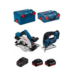 Bosch Kit Psl2p2wc (gst 18v-li B Gks 18v-57g 2 X 5,0ah Gal1880cv L-boxx 136 L-boxx 238)