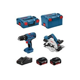 Bosch Kit 18v Bsk182m2c (gsb 18v-21 Gks 18-57g 2 X 4,0 Ah Gal18v-40 L-boxx 136 L-boxx 238)