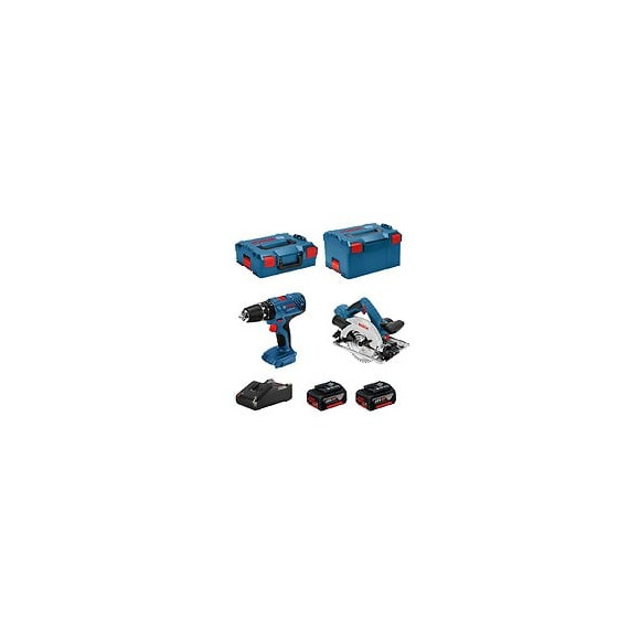 Bosch Kit 18v Bsk182m2c (gsb 18v-21 Gks 18-57g 2 X 4,0 Ah Gal18v-40 L-boxx 136 L-boxx 238)