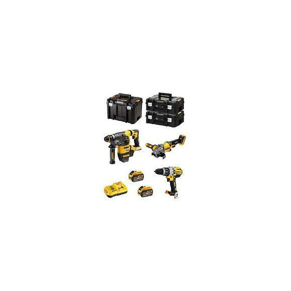 Dewalt Kit Fvk381x2hd-qw 54v/18v (dch333 Dcd996 Dcg414 2 X 9,0 Ah Dcb118 2 X Tstak Ii Tstak Vi)