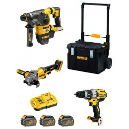 Dewalt Kit Fvk381tst3hd-qw 54v/18v (dch333 Dcd996 Dcg414 3 X 6,0 Ah Dcb118 Ds450 Dwst1-75668)