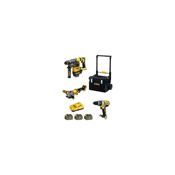 Dewalt Kit Fvk381tst3hd-qw 54v/18v (dch333 Dcd996 Dcg414 3 X 6,0 Ah Dcb118 Ds450 Dwst1-75668)