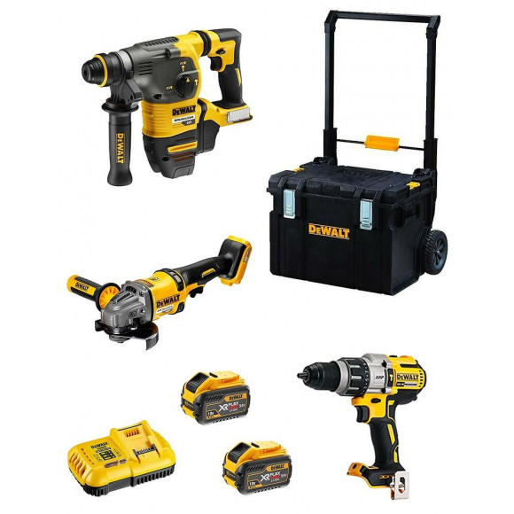 Dewalt Kit Fvk381tsx2hd-qw 54v/18v (dch333 Dcd996 Dcg414 2 X 9,0 Ah Dcb118 Ds450 Dwst1-75668)