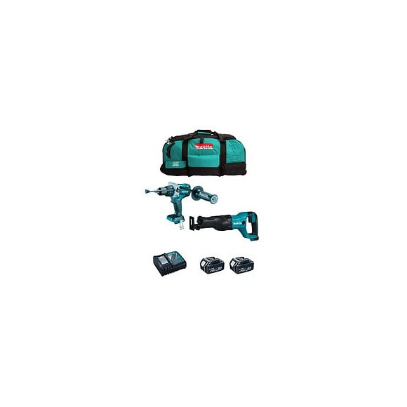 Makita Kit Mk209 (dhp481 Djr186 2 X 5,0 Ah Dc18rc Lxt600)
