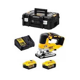 Scie Sauteuse Dewalt Dcs334p2t (2 X 5,0 Ah Dcb115 Tstak Ii)