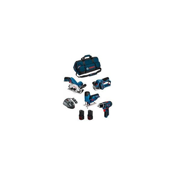 Bosch Kit 12v Bmkb4-28ad2 (gks 12v-26 Gst 12v-70 Gho 12v-20 Gsr 12v-15 2 X 2,0 Ah Gal1230cv Hdbag)